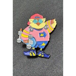 Old Man Owl Sonic the Hedgehog Movie Character Novelty Pin Pinback 2.25"